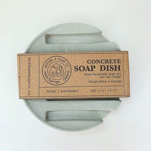 💜Concrete Soap Dish with gift box - Picture 1 of 11